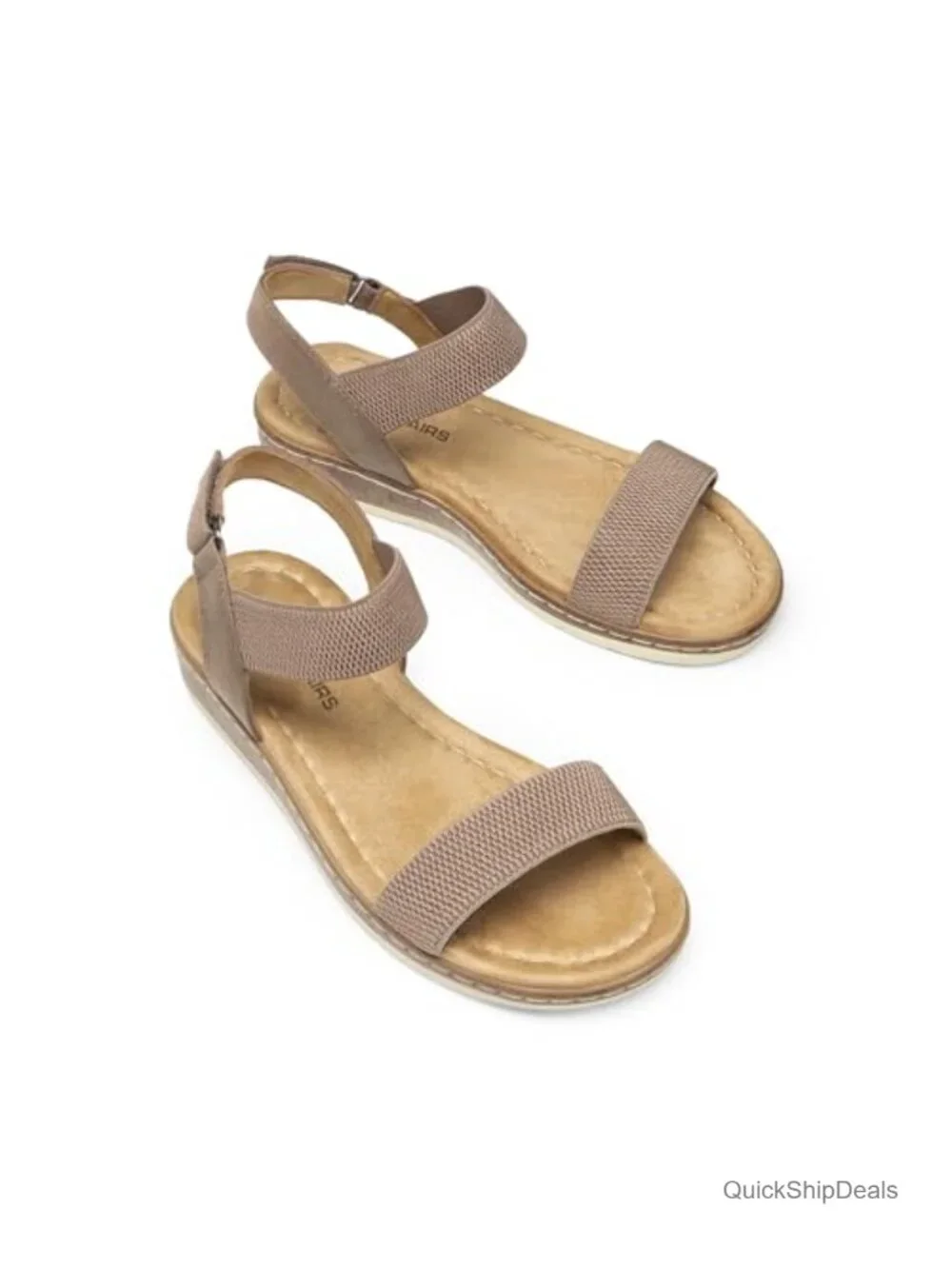 Women's Low Wedge Casual Sandals Breathable Cushioned